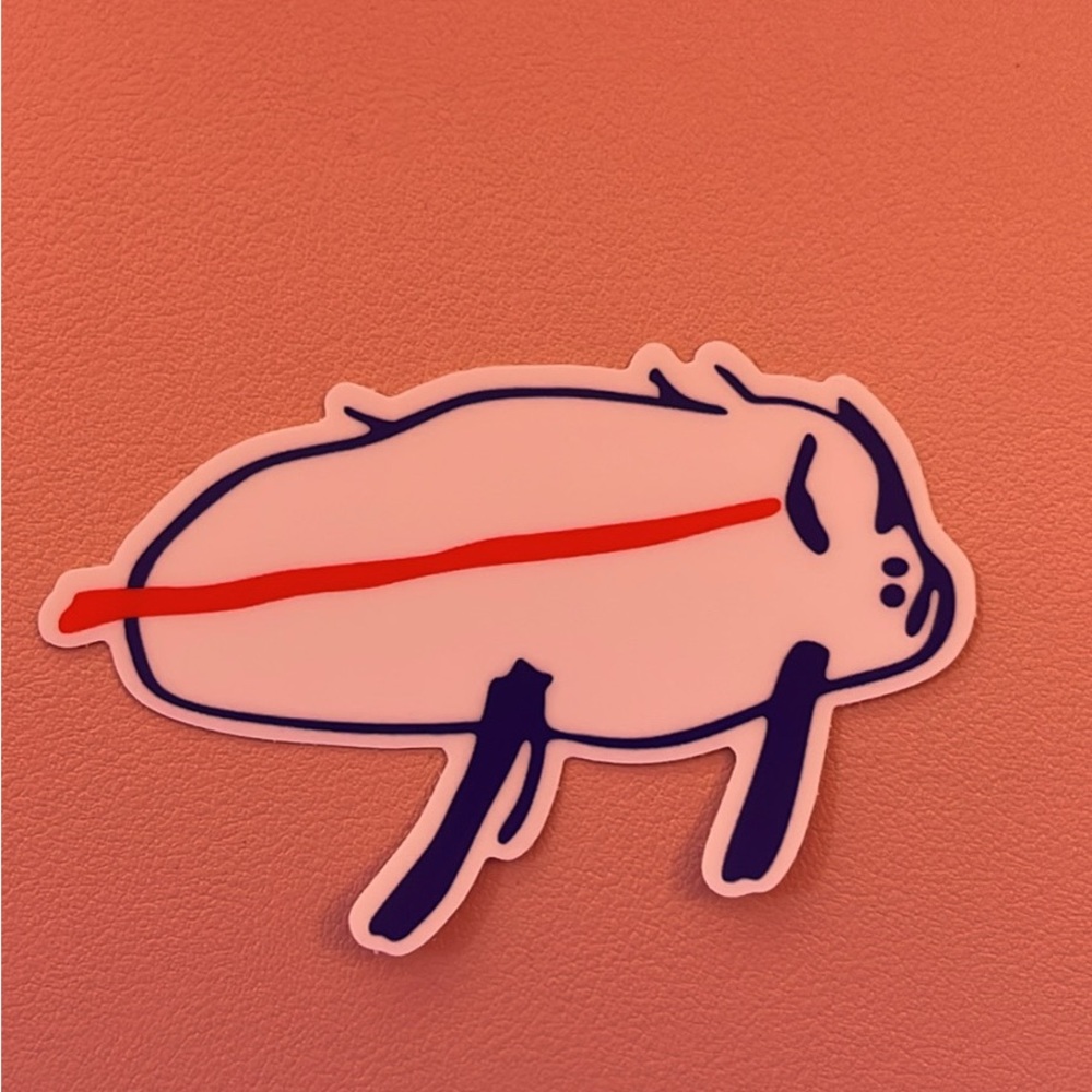 x3 Buffalo Bills Josh Allen Potato Stickers Vinyl 3 pack
